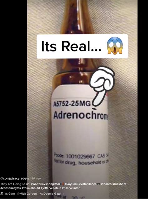 A process is described for preparing adrenochrome comprising oxidizing adrenaline or a salt thereof with a persulfate in an aqueous medium at a pH in the ... Product Description.. Catalogue Number, A305250.. Chemical Name, D,L- Adrenochrome. Synonyms, 3-Hydroxy-1-methyl-5,6-indolinedione; ... Erowid buy adrenochrome buy adrenochrome. 